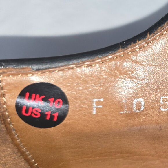 LLOYD Germany Men's Black Leather Double Monk Strap Oxfords US Size 11 - Picture 5 of 9